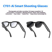 BuyTechno Vision AI Smart Glasses Calls. Music. AI Translation. Smart Wearable Style. - BuyTechno